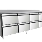 2.5m 8 Drawers Counter Chiller