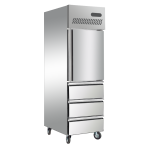 One Door 3 Drawers Upright Chiller