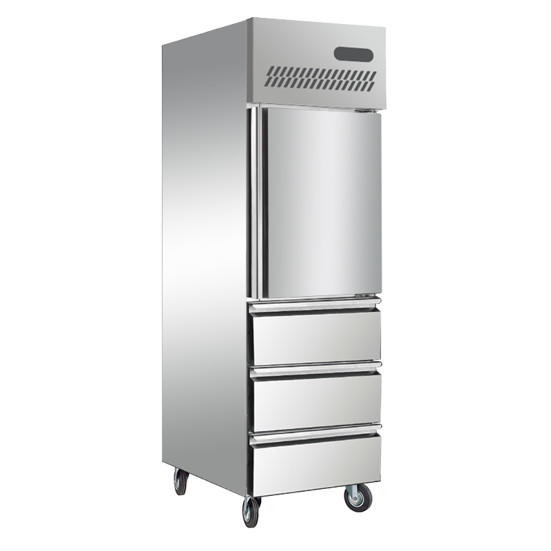 one door 3drawers upright One Door 3 Drawers Upright Chiller - Image 1